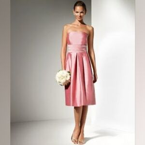 NWT Ann Taylor Elegant Pink Strapless Dress *2008*